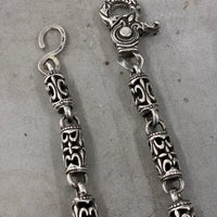 A&G ROCK 90S VINTAGE SMALL CELTIC ROLLER WALLET CHAIN 12 LINK