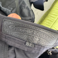 CHROME HEARTS NYLON + LEATHER CARPENTER PANTS