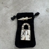 CHROME HEARTS FLEUR LOCK AND KEY