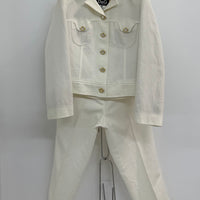 2001 DOLCE & GABBANA IVORY MATCHING SET