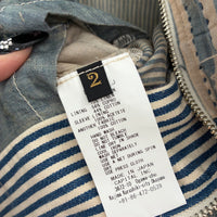 KAPITAL KOUNTRY LIBERTY STRIPE BORO ZIP-UP JACKET