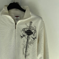 HARLEY DAVIDSON DAGGER ZIP UP SWEATER