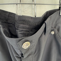 CHROME HEARTS NYLON + LEATHER CARPENTER PANTS