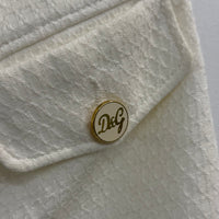 2001 DOLCE & GABBANA IVORY MATCHING SET