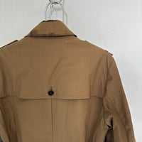FW2014 DOLCE & GABBANA DOUBLE BREASTED BEIGE COAT