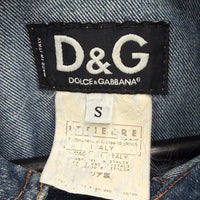 VINTAGE DOLCE & GABBANA FADED BLUE DENIM JACKET