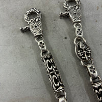 A&G ROCK VINTAGE BIG CELTIC & DAGGER WALLET CHAIN