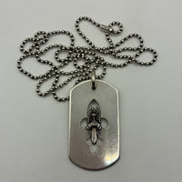 CHROME HEARTS DAGGER DOG TAG CUT OUT PENDANT