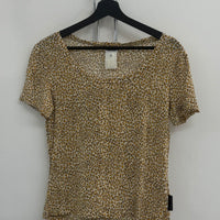 VINTAGE DOLCE&GABBANA J&ANS LEOPARD PRINT 2 PIECE TOPS