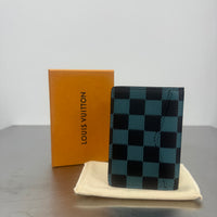 LOUIS VUITTON VIRGIL ABLOH DAMIER INFINI POCKET ORGANIZER - AQUAMARINE