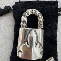 CHROME HEARTS FLEUR LOCK AND KEY