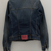 VINTAGE DOLCE & GABBANA FADED BLUE DENIM JACKET