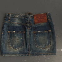 2008 DSQUARED DENIM WASHED SKIRT
