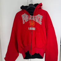 PROJECT GR REVERSIBLE HOODIE/BOMBER JACKET