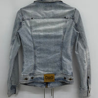 VINTAGE DOLCE & GABBANA LIGHT ZIP UP DENIM JACKET