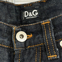 VINTAGE DOLCE & GABBANA DARK WASH CROPPED JEANS