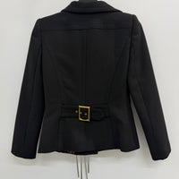 FW2001 DOLCE & GABBANA BLACK WOOL MATCHING SET