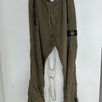STONE ISLAND OLIVE PANTS