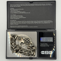 A&G ROCK FANCY LINK 8 INCH BRACELET