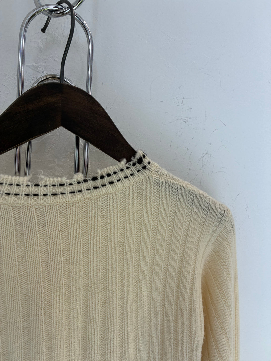 MARNI VIRGIN WOOL PATTERNED SWEATER