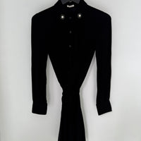 2010 Miu Miu L/S Silk Mini Dress