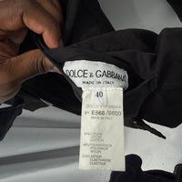 VINTAGE DOLCE & GABBANA BLACK REVERSIBLE JACKET