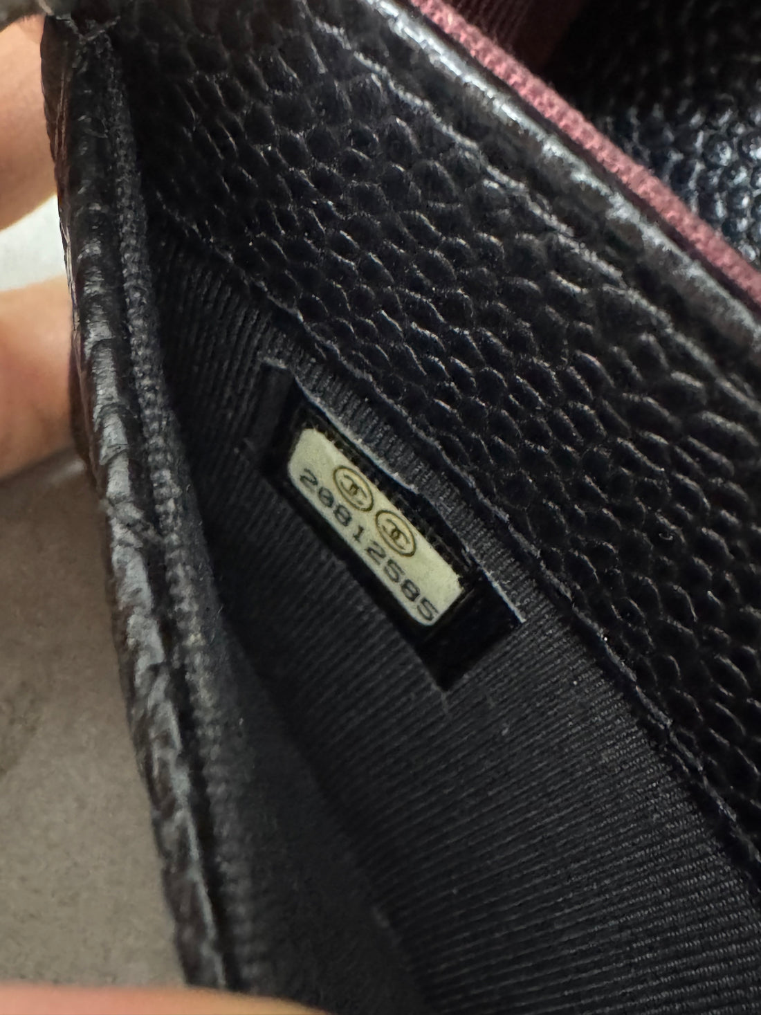CHANEL CAVIAR QUILTED FLAP CARD HOLDER
