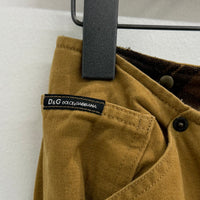 VINTAGE DOLCE & GABBANA LIGHT BROWN MID RISE PANTS