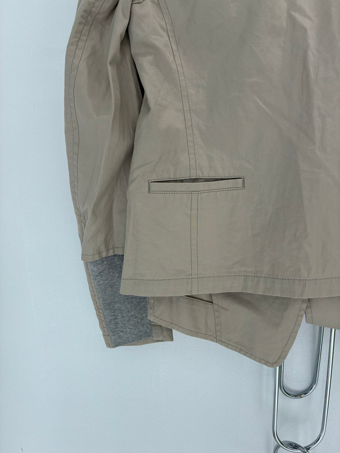 YOHJI YAMAMOTO Y'S BEIGE BOTTON BLAZER