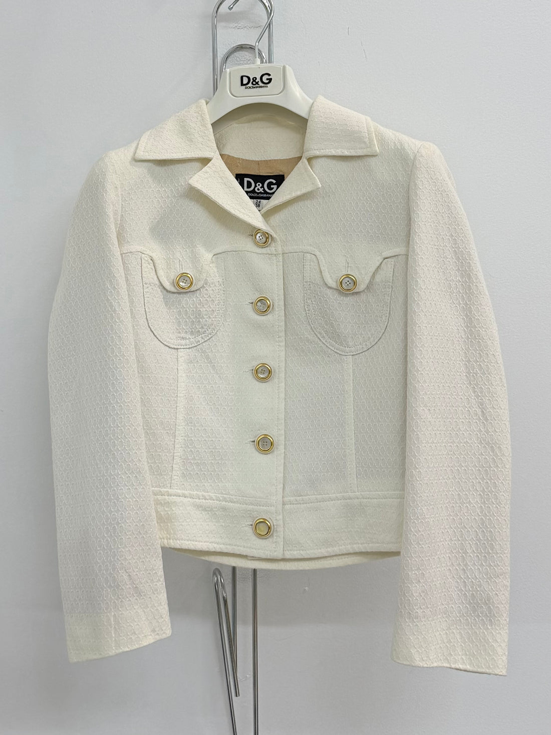 2001 DOLCE & GABBANA IVORY MATCHING SET