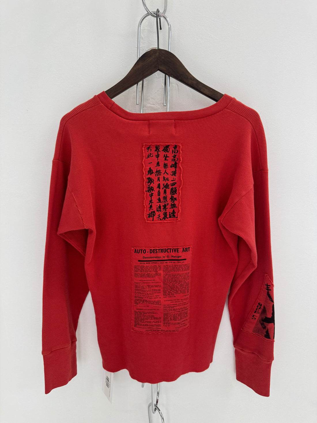 ENFANTS RICHES DEPRIMES ASSEMBLAGE PATCHWORK THERMAL LS SHIRT