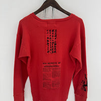 ENFANTS RICHES DEPRIMES ASSEMBLAGE PATCHWORK THERMAL LS SHIRT