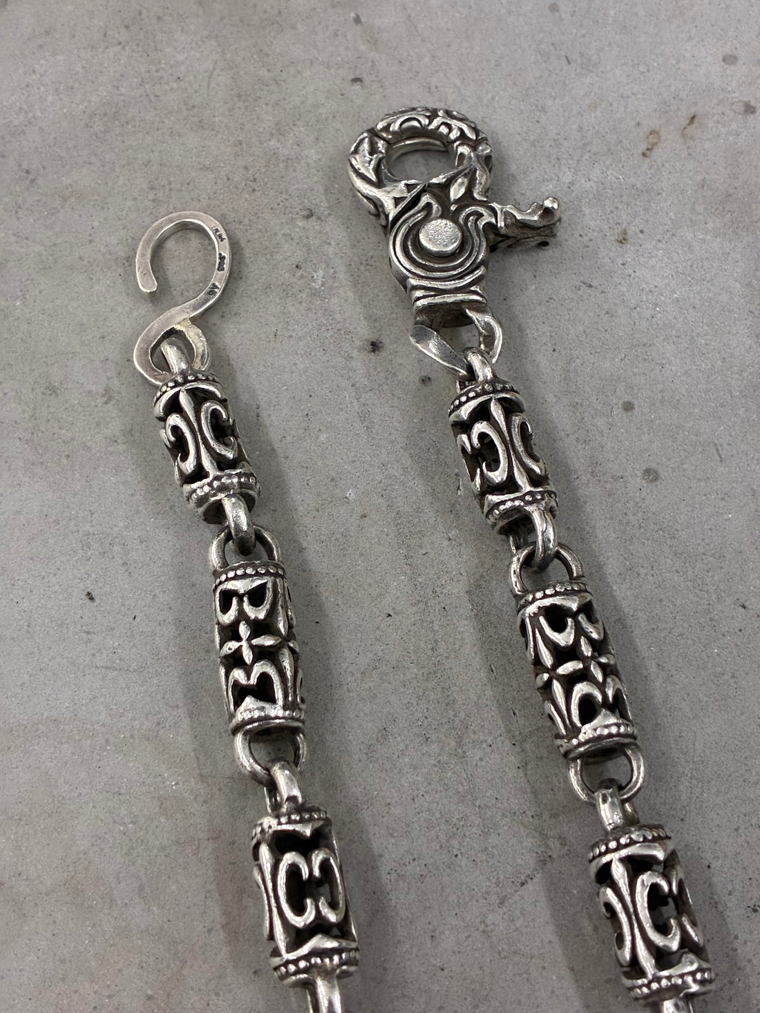 A&G ROCK 90S VINTAGE SMALL CELTIC ROLLER WALLET CHAIN 12 LINK