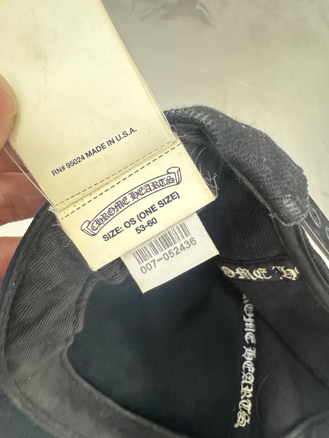 CHROME HEARTS VINTAGE HORSESHOE LOGO HAT