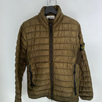 STONE ISLAND GREEN PUFFER JACKET