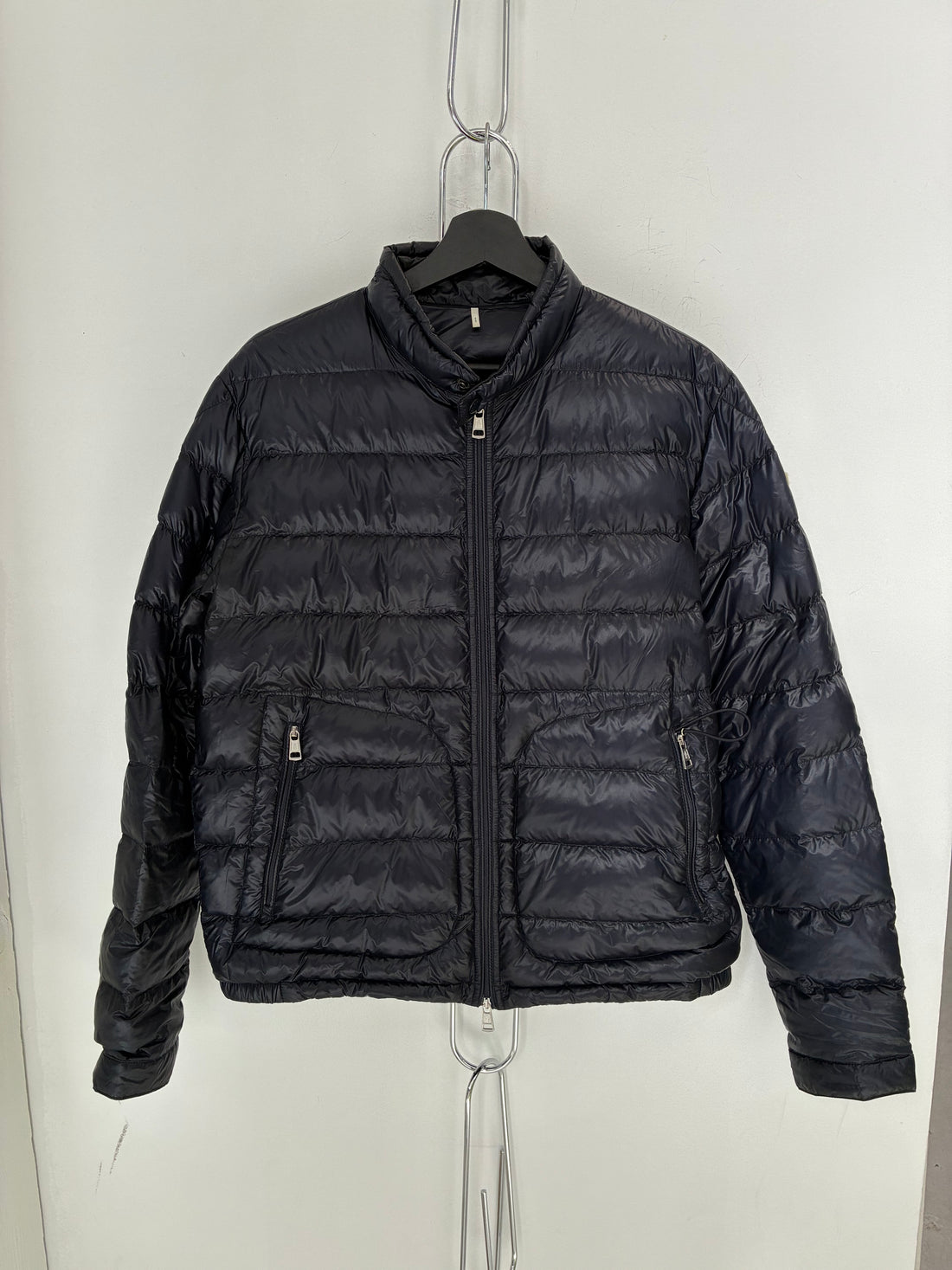 MONCLER NAVY PACKABLE PUFFER JACKET