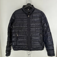 MONCLER NAVY PACKABLE PUFFER JACKET
