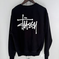 STUSSY LOGO CREWNECK SWEATER