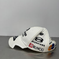 BALENCIAGA MULTI LOGO TEAM HAT