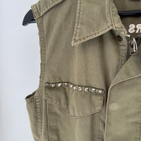HYSTERIC GLAMOUR OLIVE M-65 NO FUN VEST