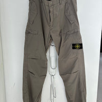 STONE ISLAND GRAY CARGO PANTS