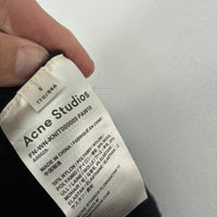 ACNE STUDIOS BLACK OFF THE SHOULDER SWEATER