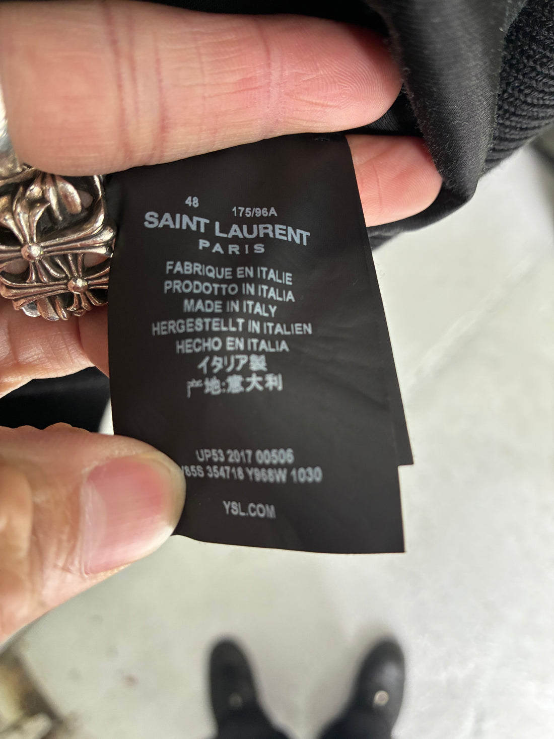 SAINT LAURENT 17' TEDDY JACKET