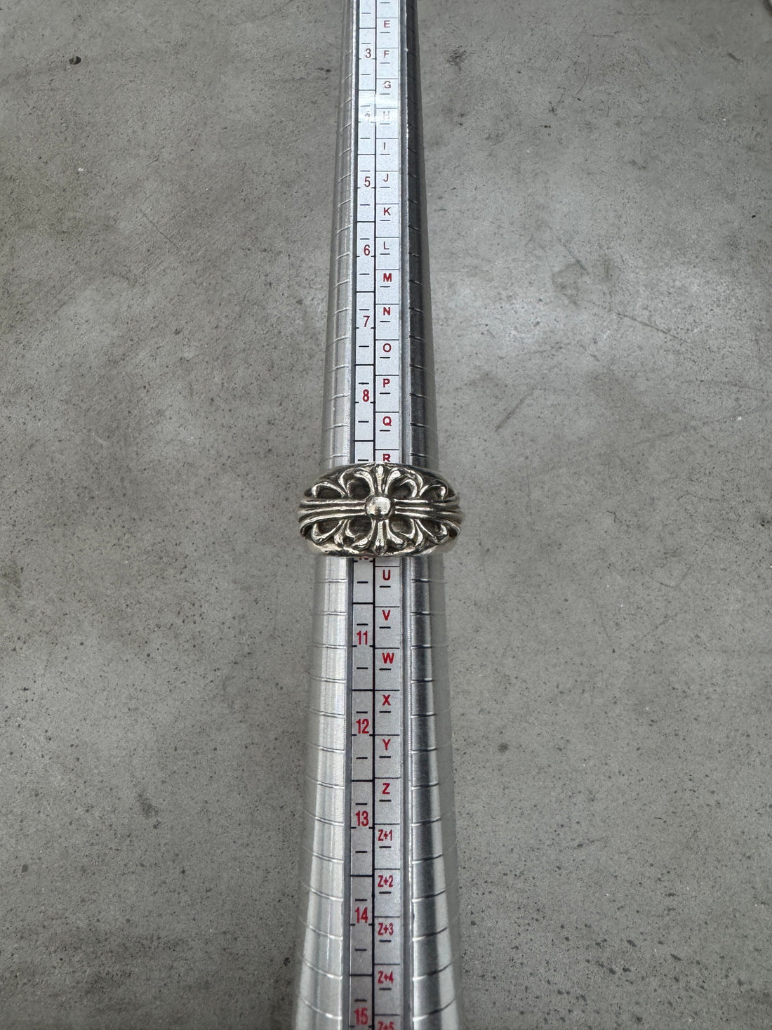 CHROME HEARTS SINGLE FLORAL RING