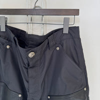 CHROME HEARTS NYLON + LEATHER CARPENTER PANTS