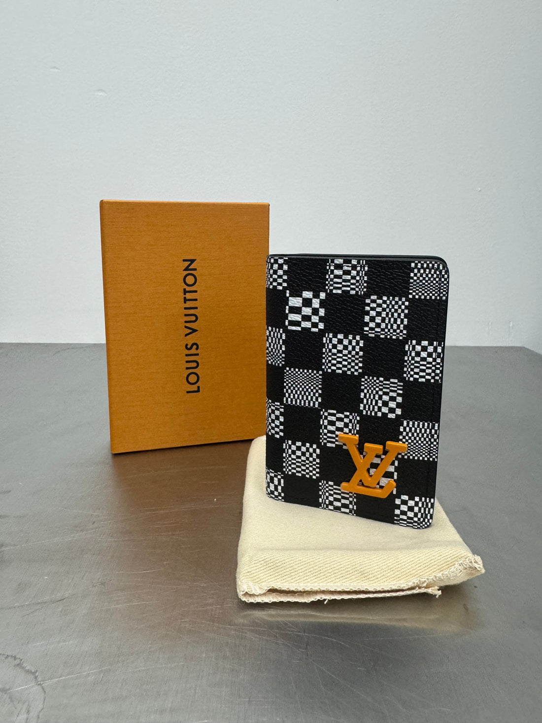 LOUIS VUITTON VIRGIL ABLOH DAMIER DISTORTED POCKET ORGANIZER