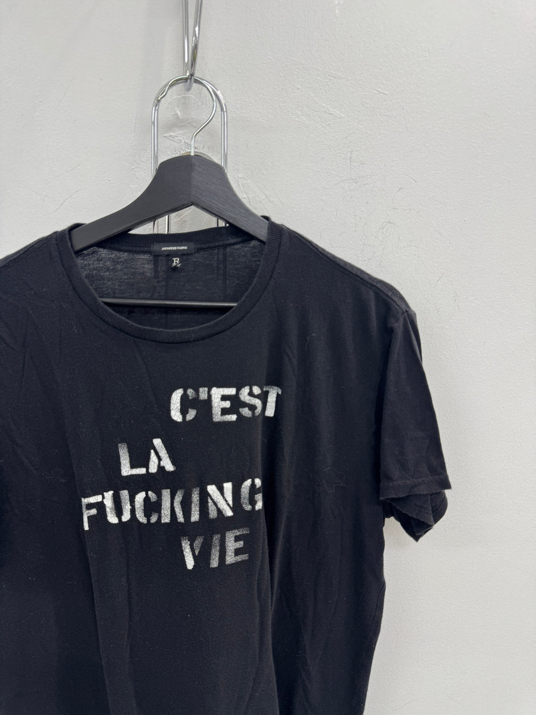 R13 C'EST LA VIE BLACK SHIRT