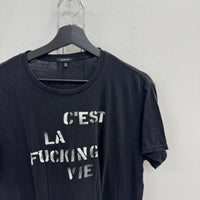R13 C'EST LA VIE BLACK SHIRT