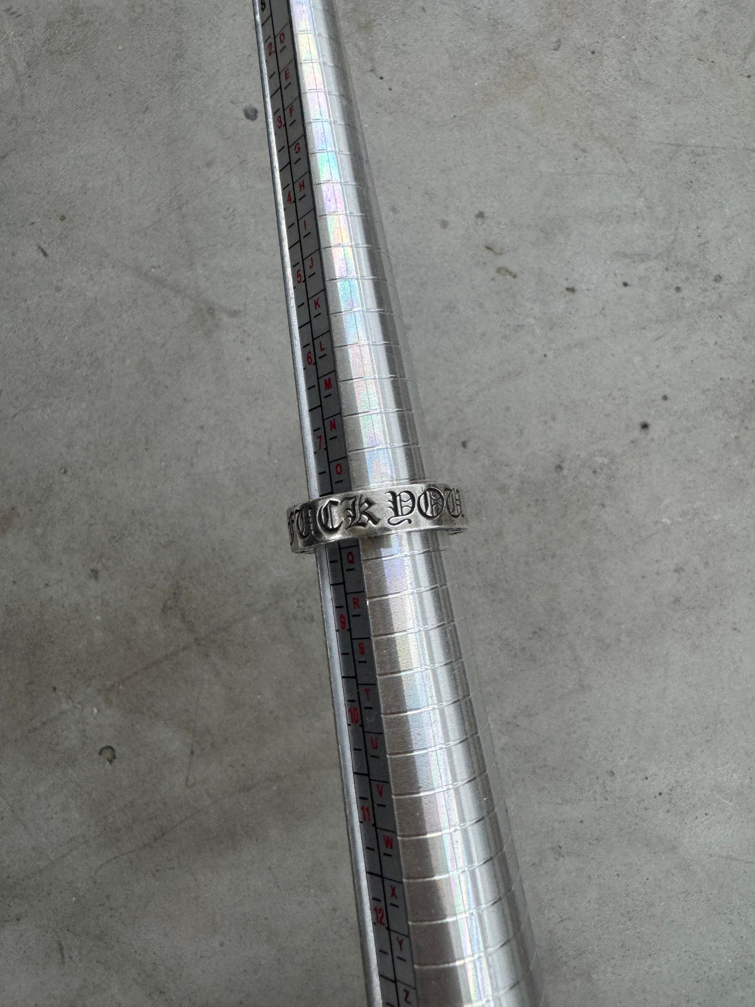 CHROME HEARTS F*** YOU SPACER RING
