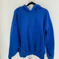 YEEZY GAP DOUBLE LAYER HOODIE BLUE